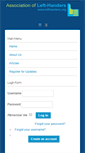 Mobile Screenshot of lefthanders.org